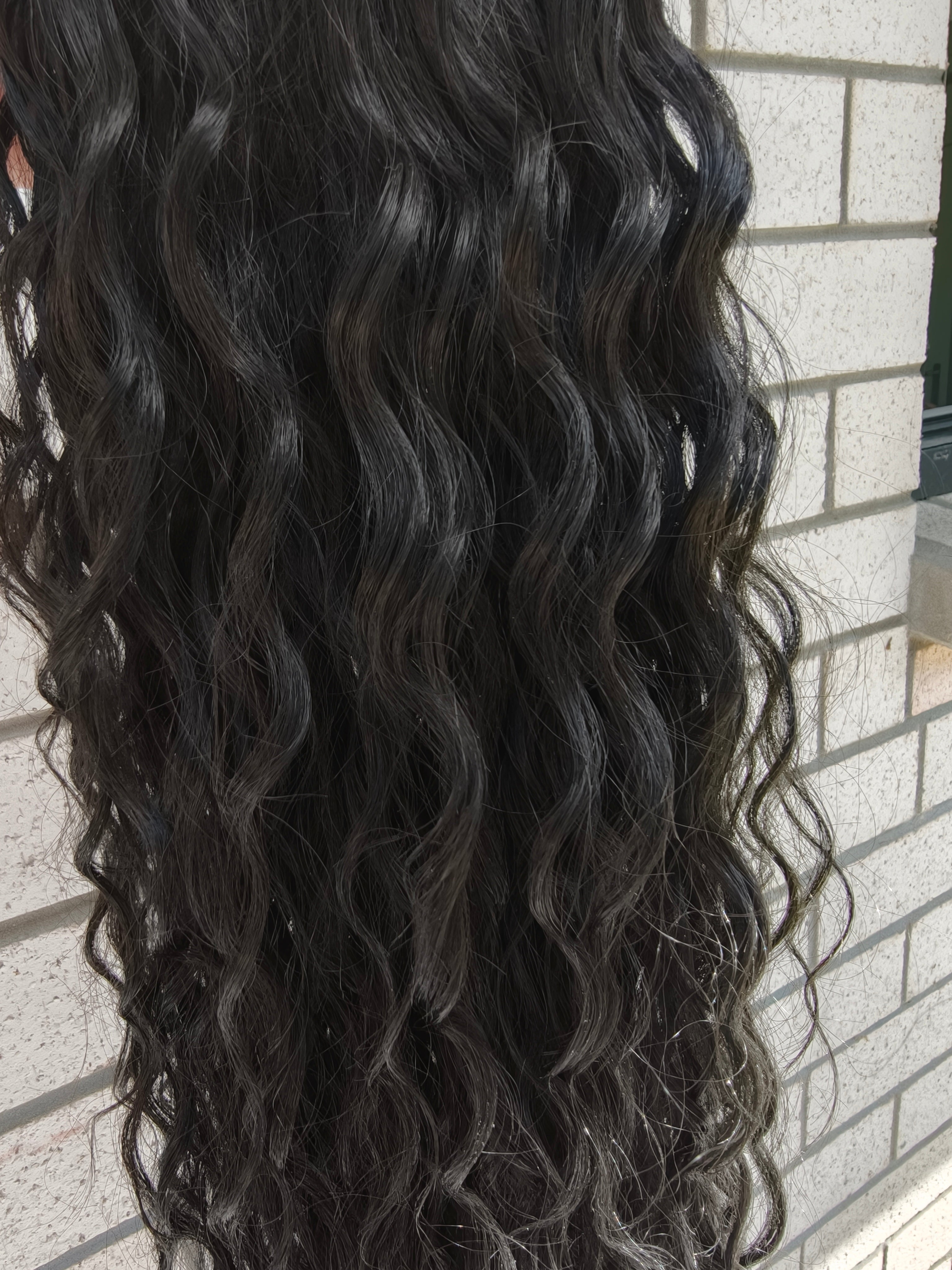 28" Wet n Wavy Midnight Noir