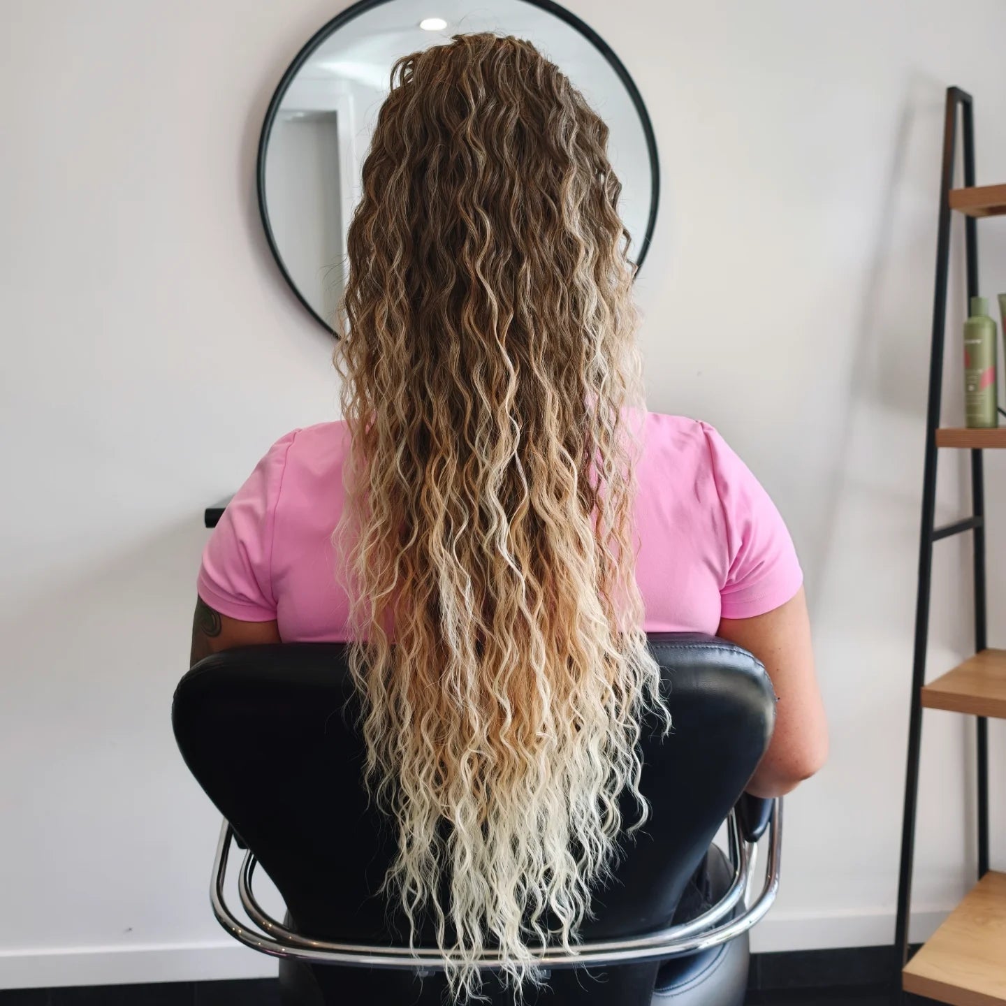 28" Wet n Wavy Mocha Melt