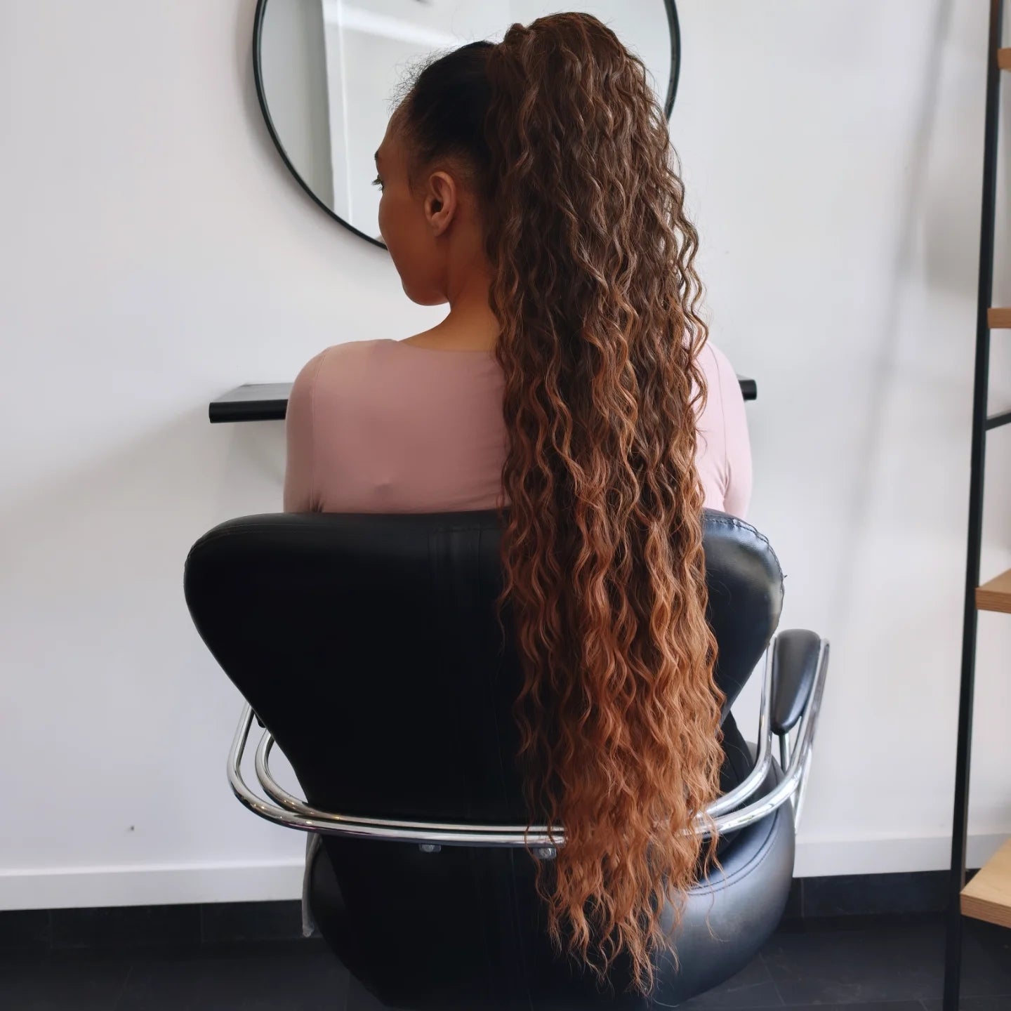 28" Wet n Wavy Spiced Mocha