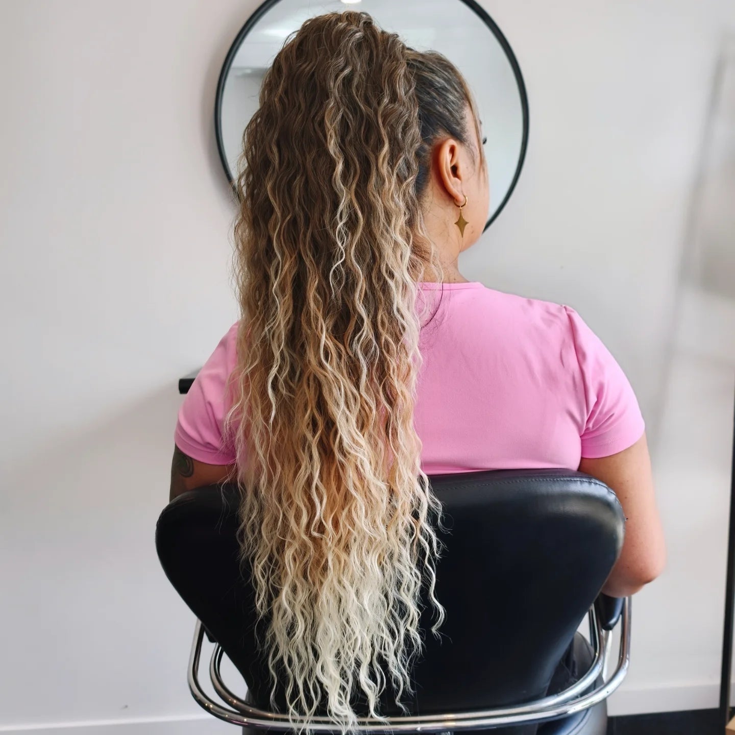 28" Wet n Wavy Mocha Melt