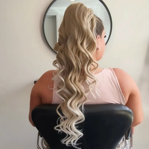 28" Big n Bouncy Iced Blonde